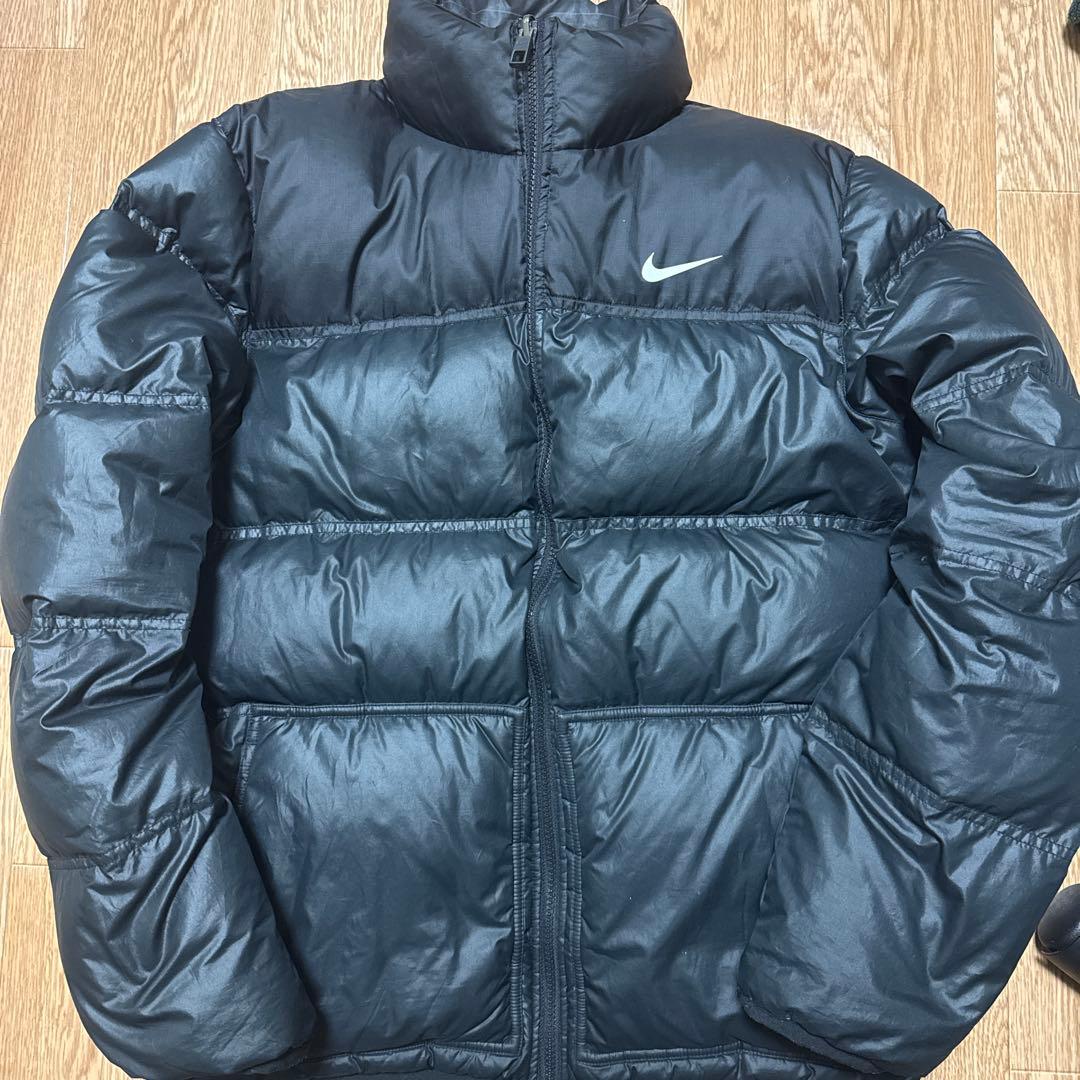 90s nike ダウンジャケット　リバーシブル　y2k