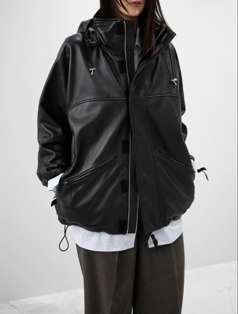 CCU leather ex. F jacket レザー ブルゾン 1