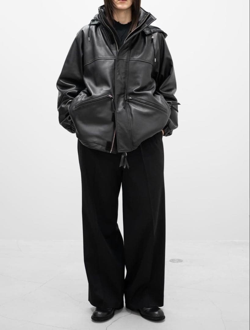 CCU leather ex. F jacket レザー ブルゾン 1