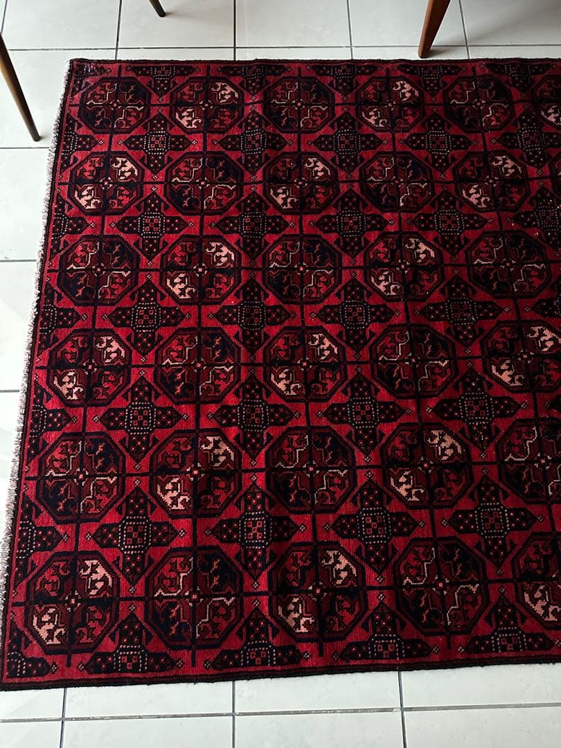 242×142 大判　ヴィンテージラグ　　トルクメンラグ