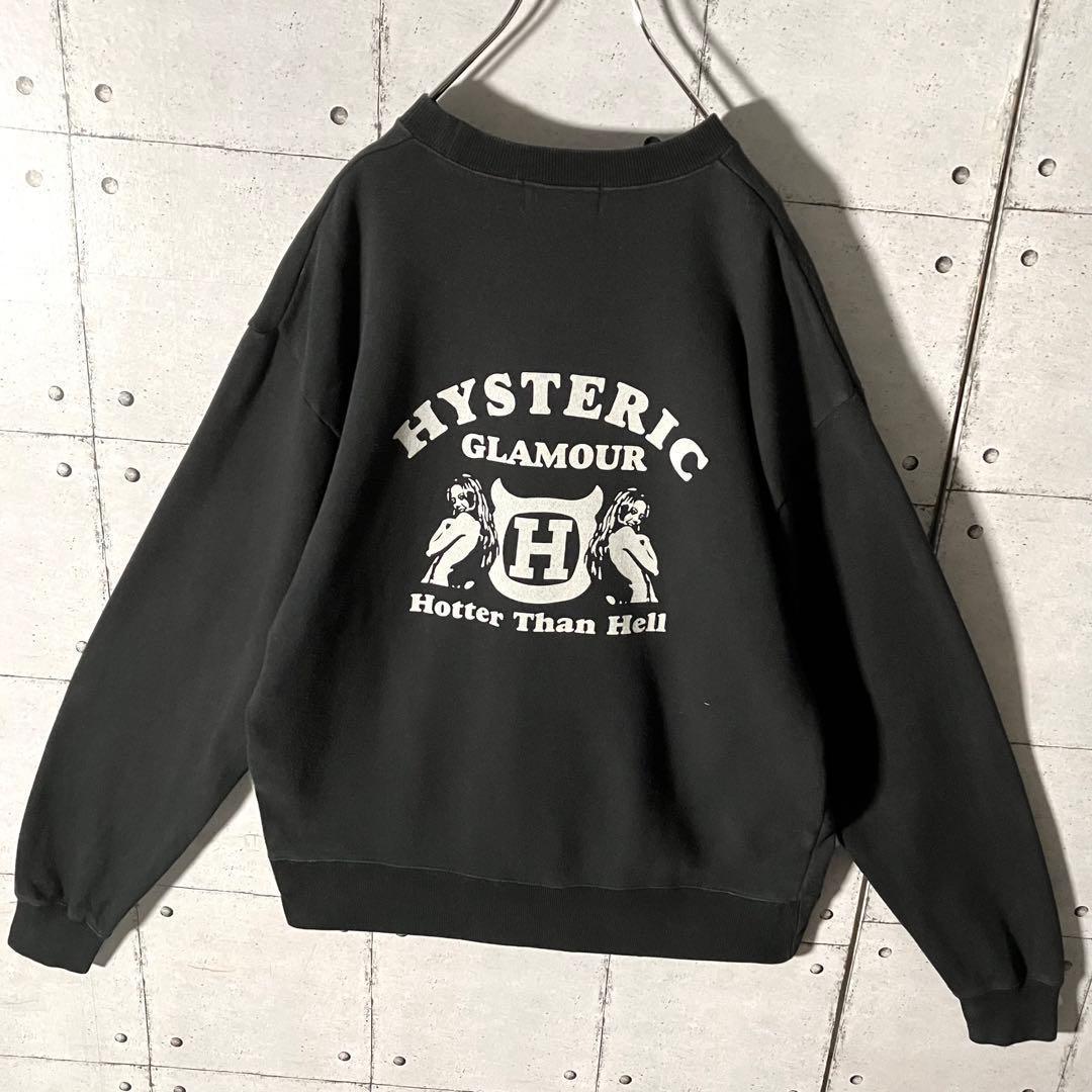 【即完売】ヒステリックグラマー☆バックプリントヒスガールスウェットシャツM
