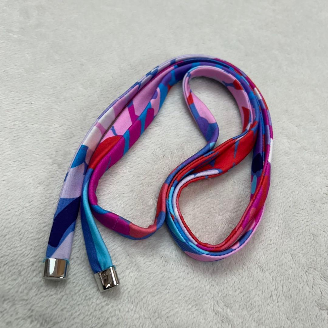 K552 新品未使用 L レオナール 総柄 ひざ丈ワンピース ブルー レディース