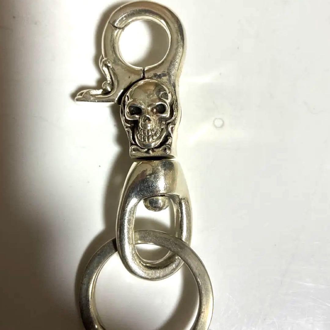 専用 TJKスカルビンテージシルバー、ドクロ骸骨ファスナープルジッパープルキー