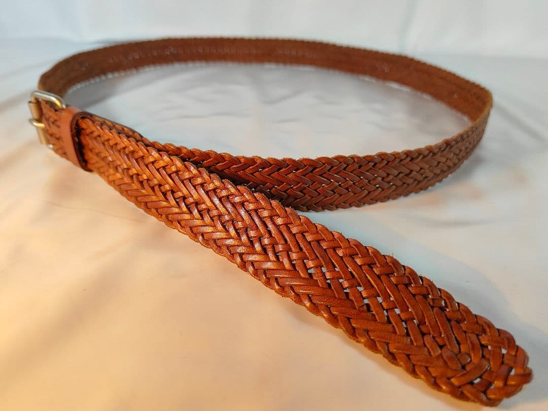 【美品】MHL マーガレットハウエル　高級レザーベルト 本革/牛革 英国製正規品