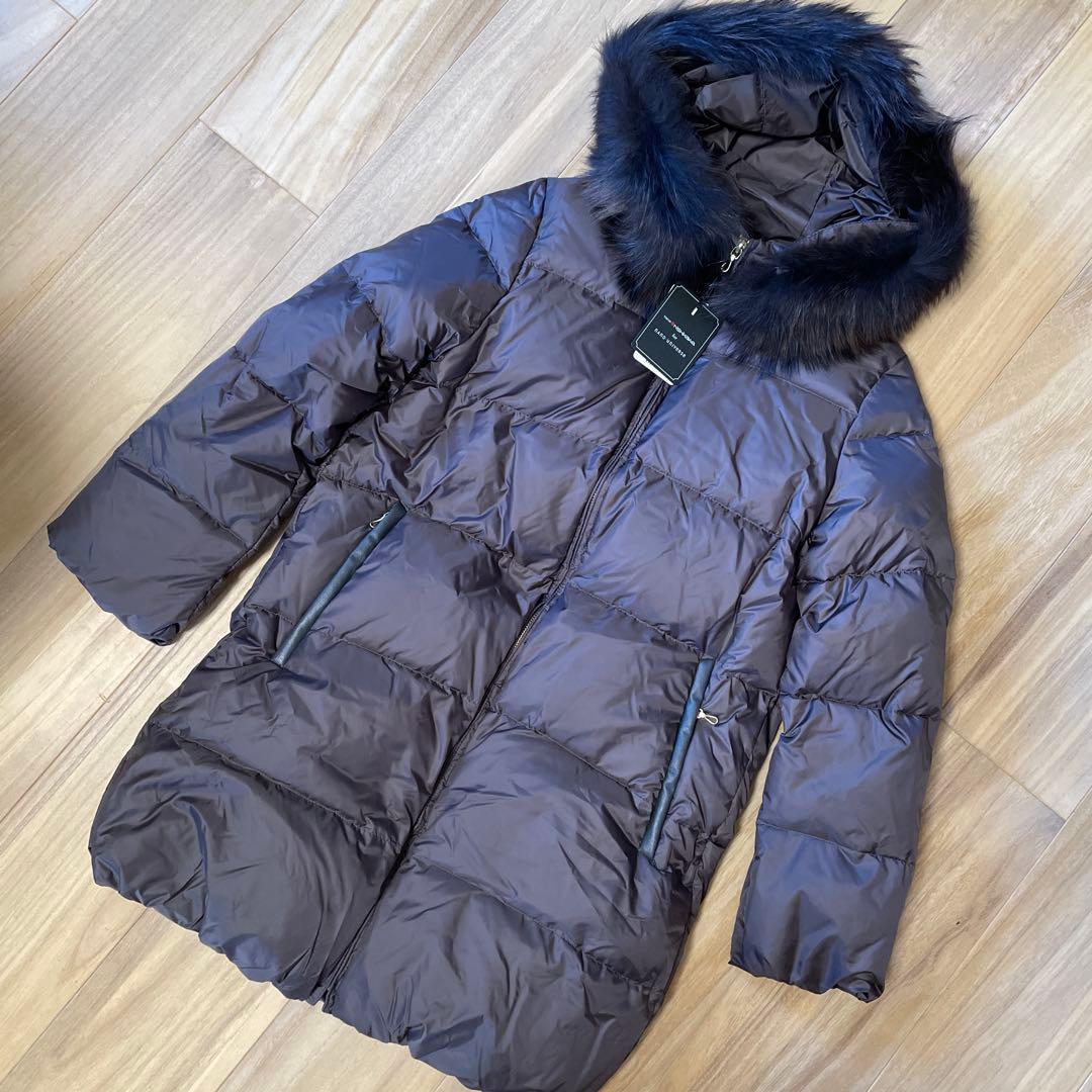 新品⭐️nano universe ブラウン 西川ダウンジャケット