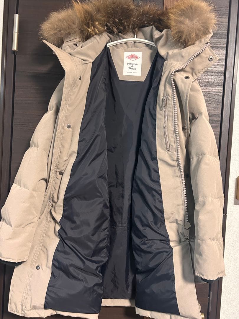 美品！DANTONA ダウンジャケット グレージュ　36