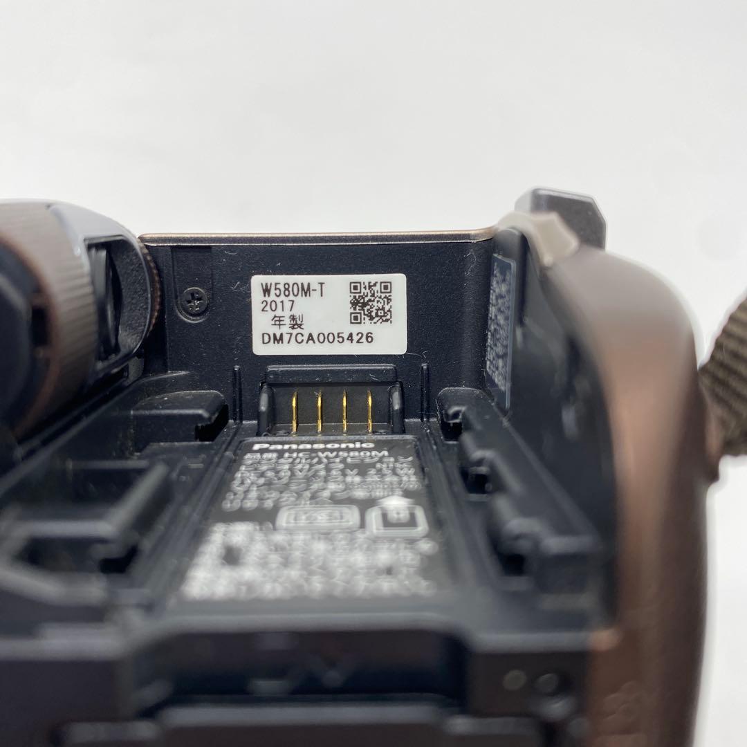 パナソニック HDビデオカメラ W580M ブラウン HC-W580M-T