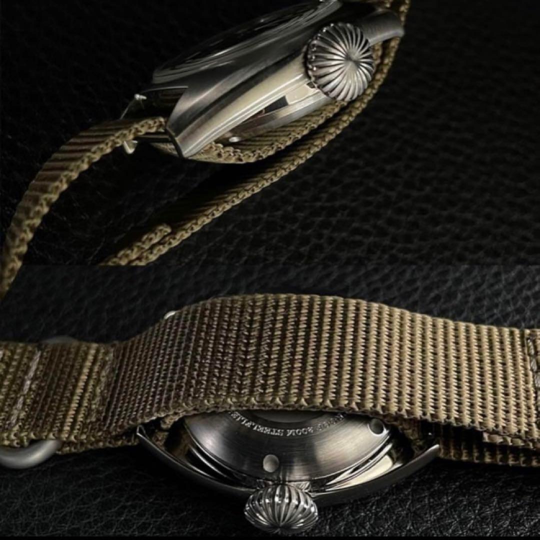 【新品未使用】STEELFLIER ミリタリーウォッチ 36mm Vh31 搭載