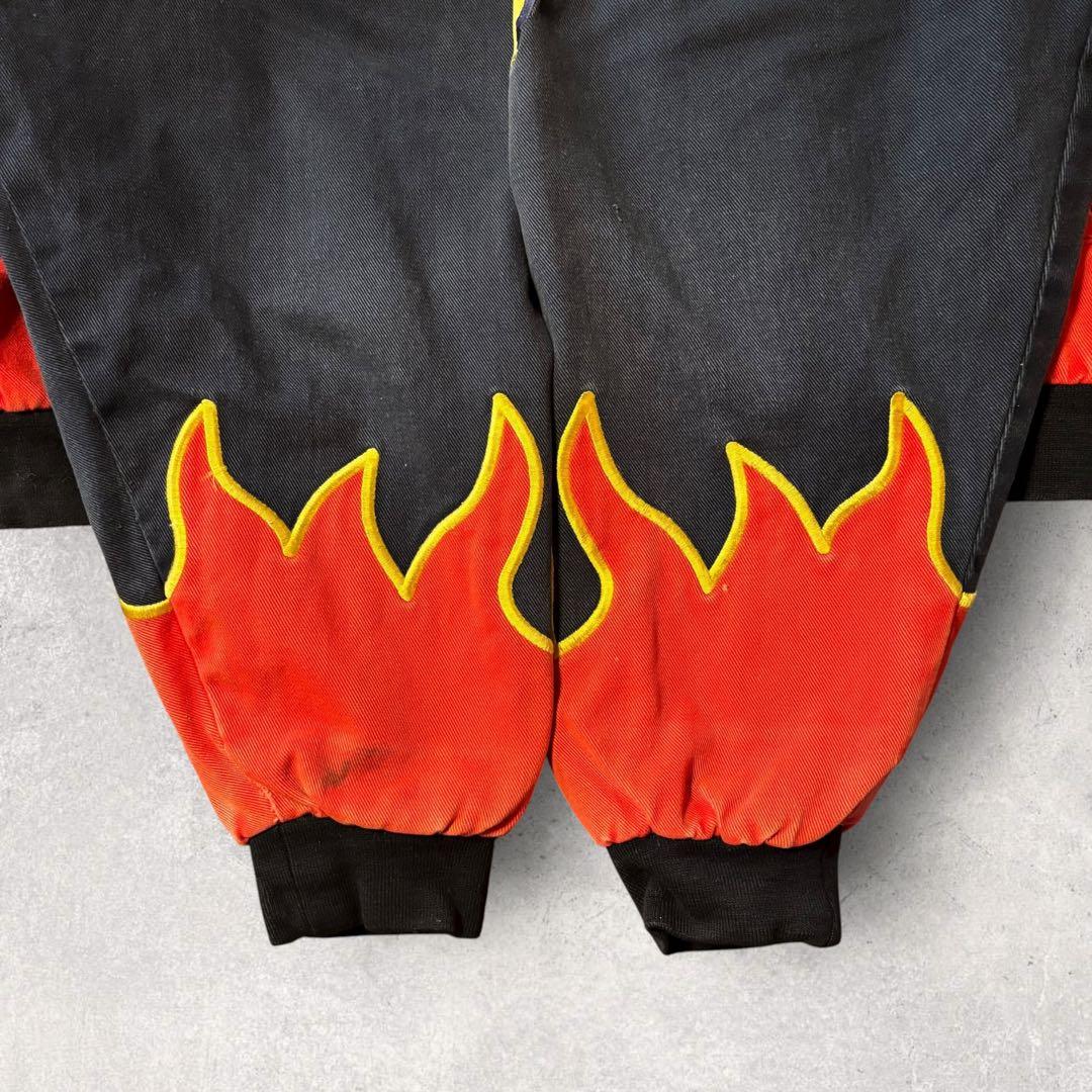 【DU PONT】レーシングジャケット　企業ロゴ　刺繍デザイン　2XL 古着 e