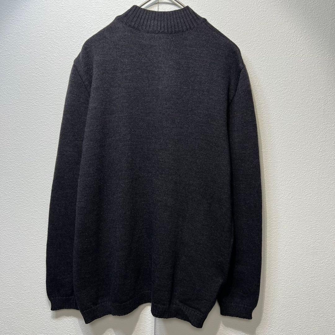 希少 美品 MIU MIU ウール モックネック デザイン 長袖 ニット 40