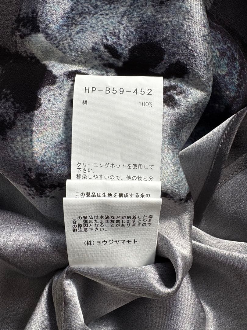 25ssヨウジヤマモト small flowers 3collar shirt