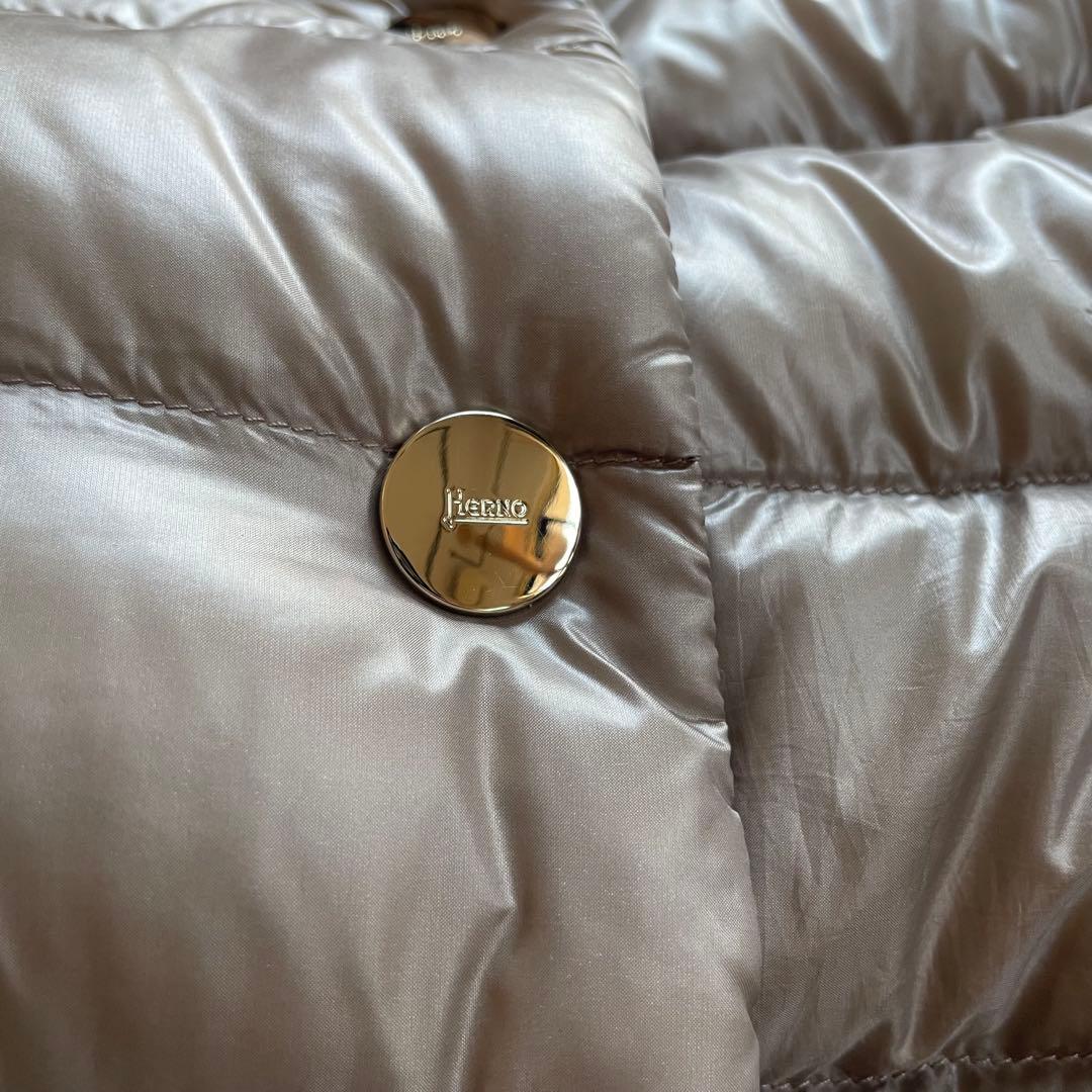 Herno ヘルノ 超軽量 ダウンジャケット 金ボタン 42