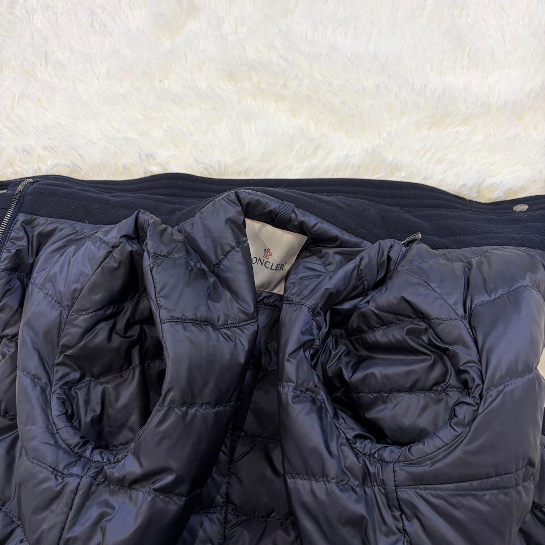【鑑定済美品】MONCLER ETOFFE ダウンコート イタリア製 ネイビー1