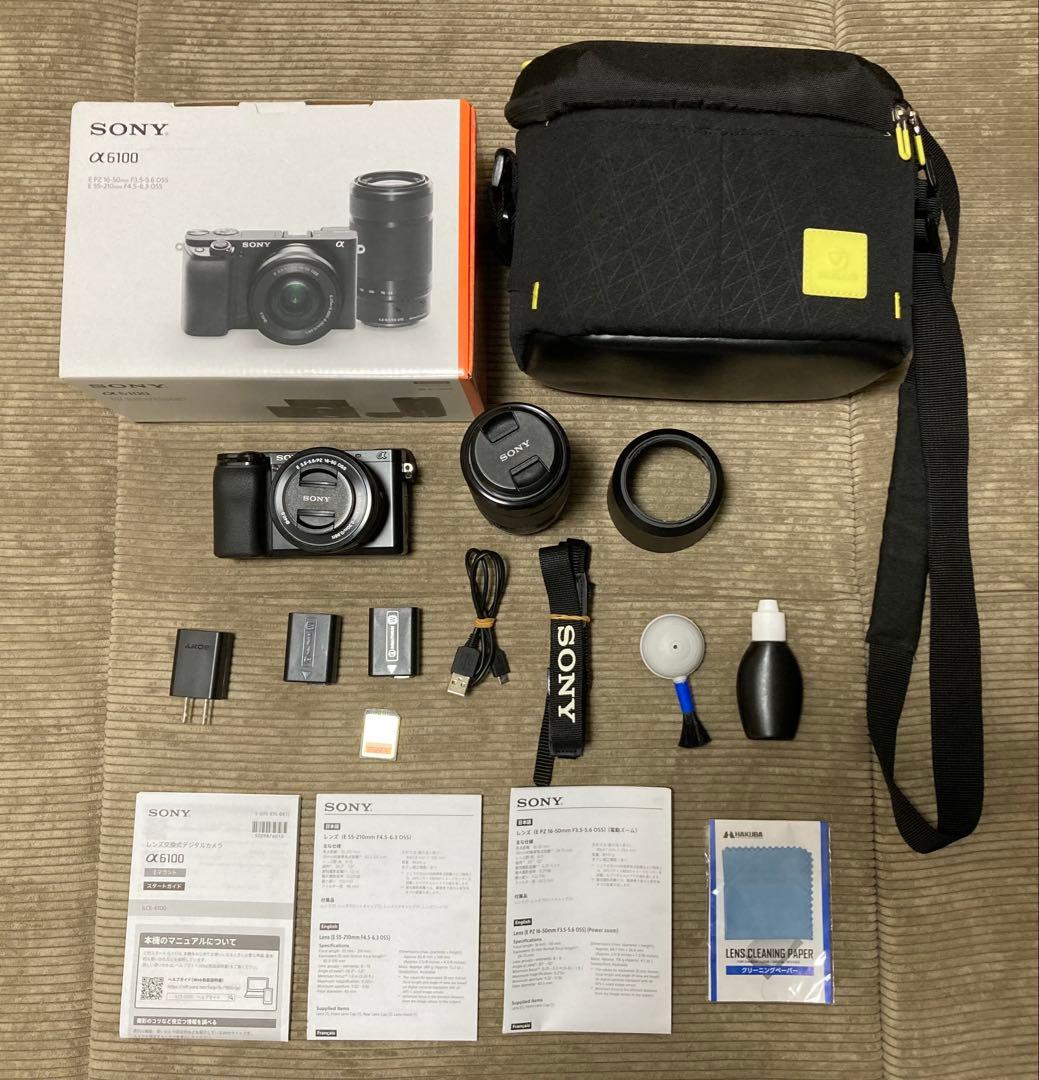 SONY α6100 ブラック ダブルズームレンズキット
