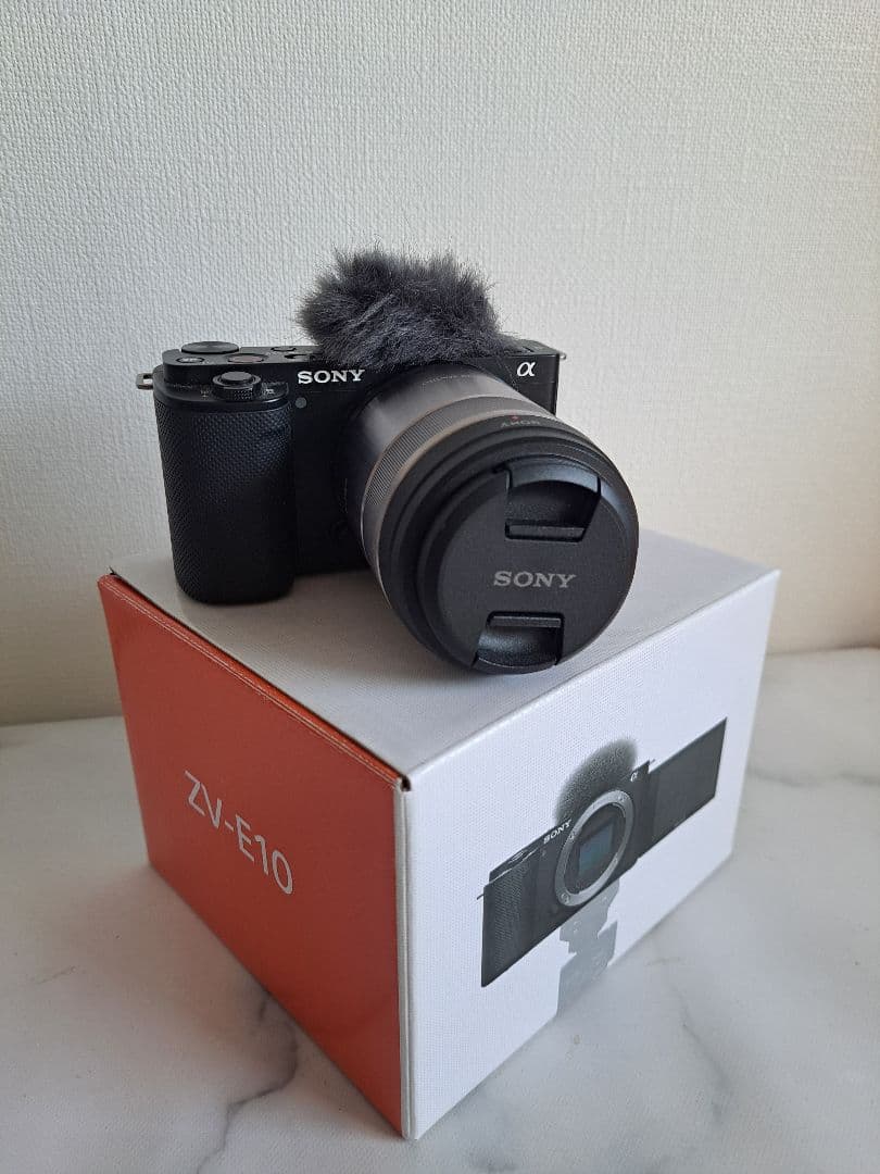 【美品】SONY ZV-E10とマクロレンズのセット　保証有り