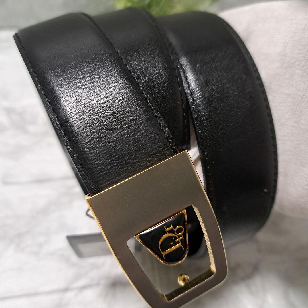 ✨️新品✨️タグ付きChristian Diorクリスチャンディオールベルト黒