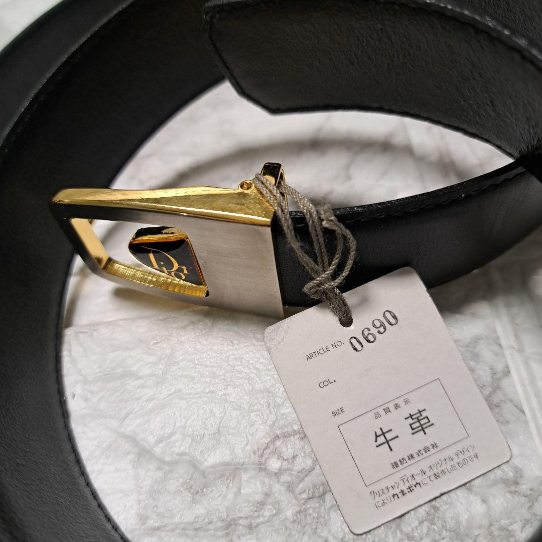 ✨️新品✨️タグ付きChristian Diorクリスチャンディオールベルト黒