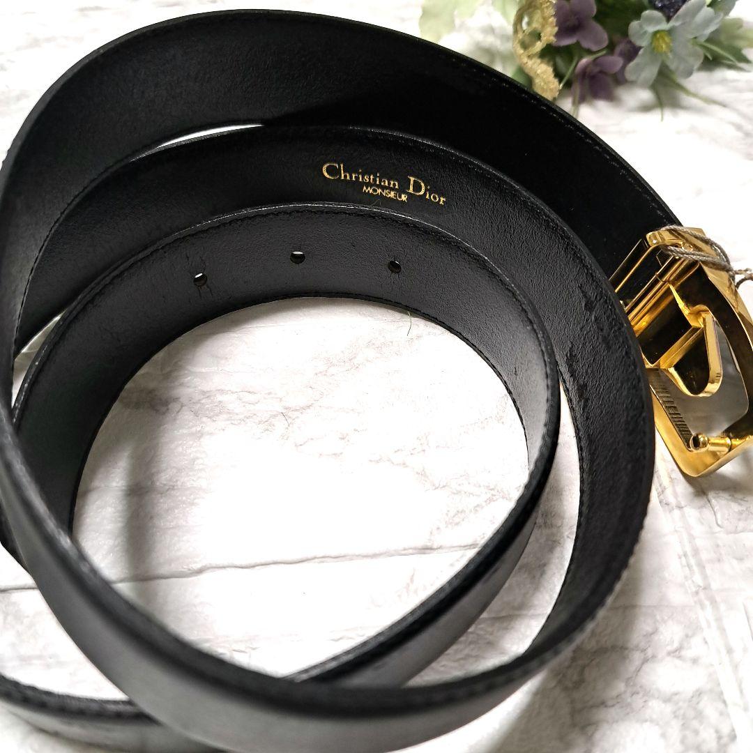 ✨️新品✨️タグ付きChristian Diorクリスチャンディオールベルト黒