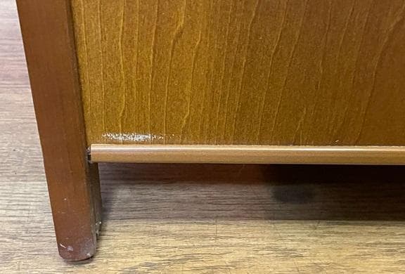 じゅりッツェルオールドカリモク 電話台 FAX台 キャビネット 昭和レトロ