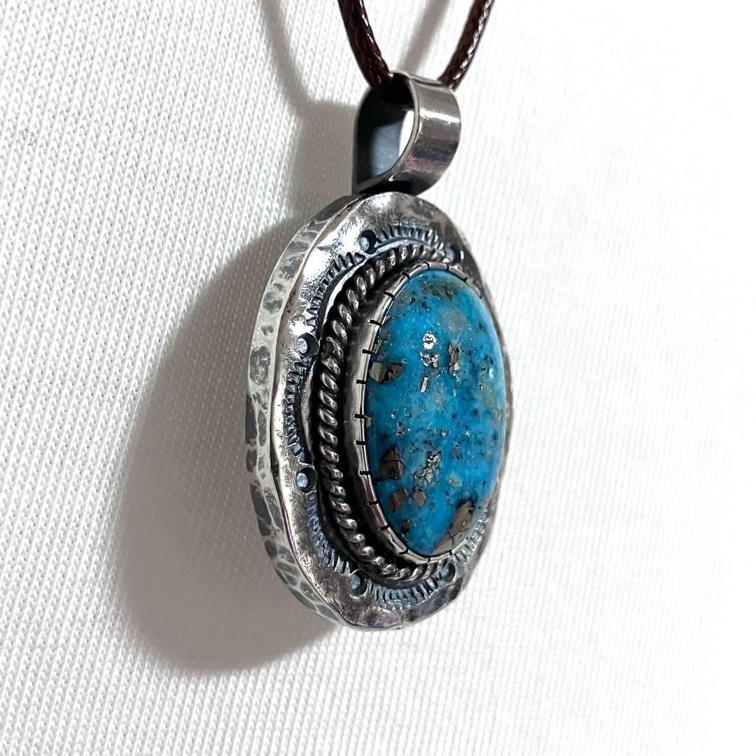 うゆ様　お問い合わせページ　ターコイズ×タタキ　ネックレス