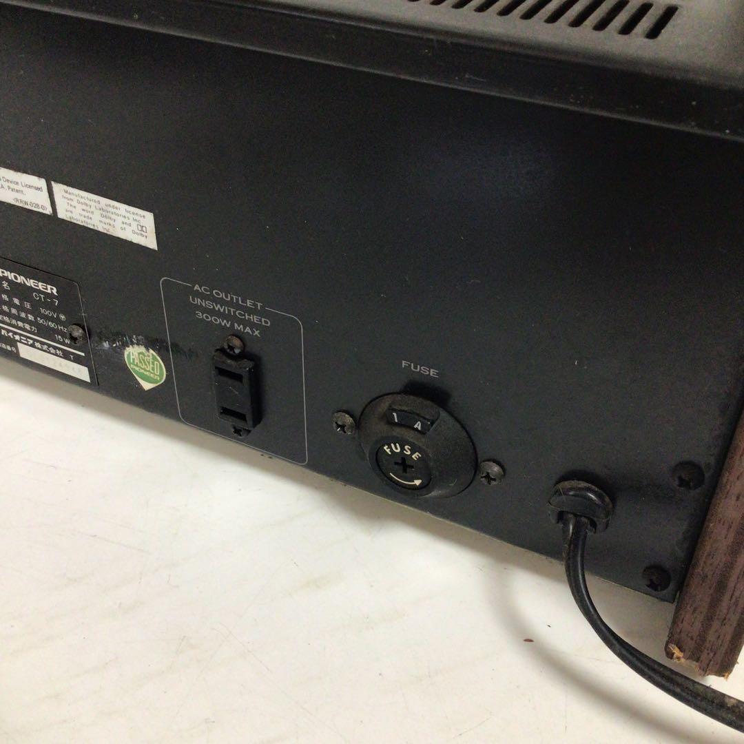 パイオニア　ステレオカセットテープデッキ　Pioneer CT-7 メーター付き