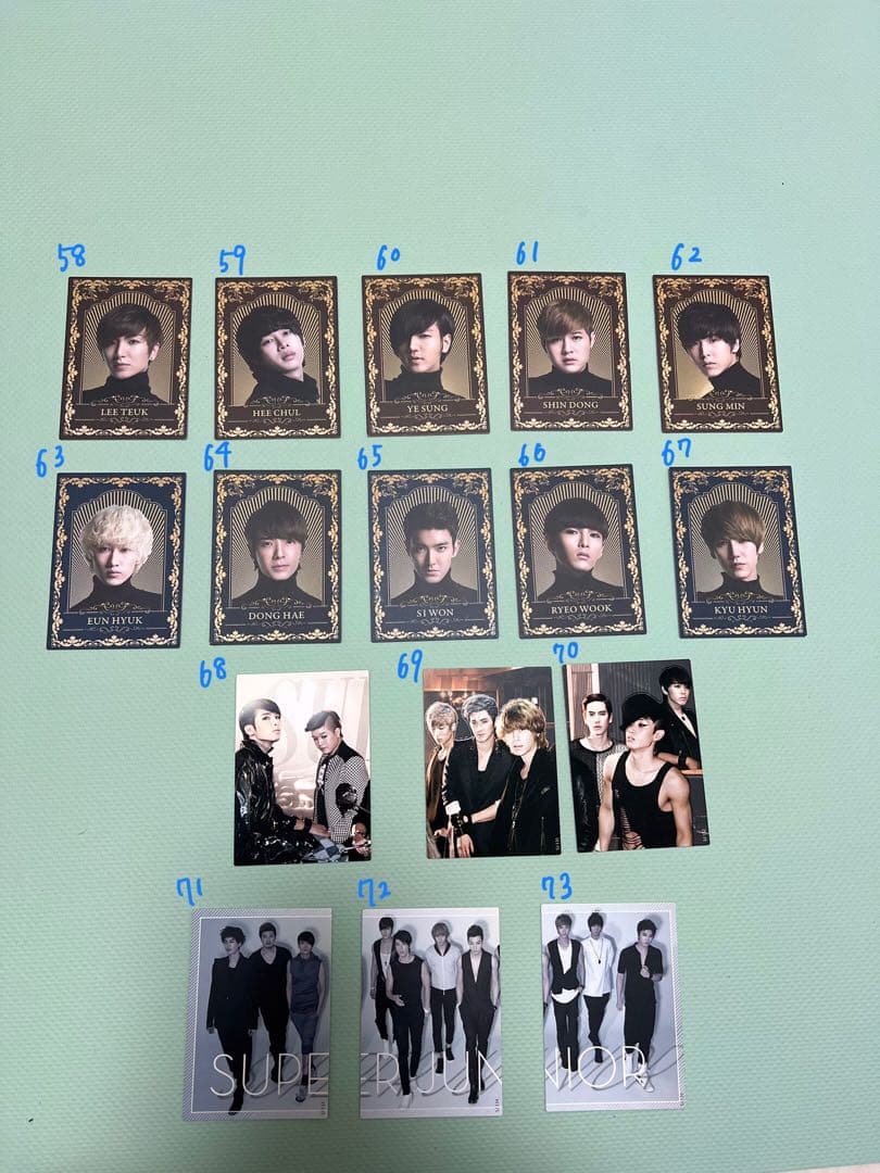 Super Junior トレーディングカードセット