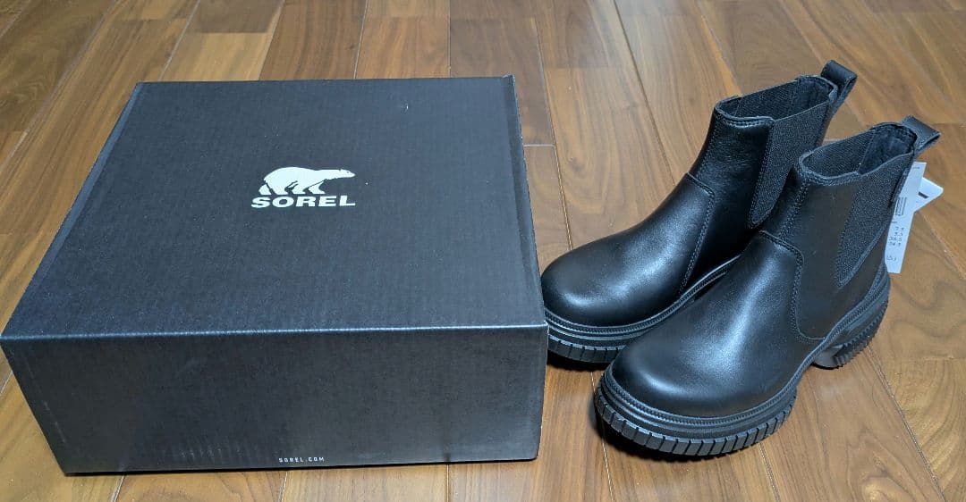 新品 SORELソレル チェルシーブーツ サイドゴアブーツ ウォータープルーフ