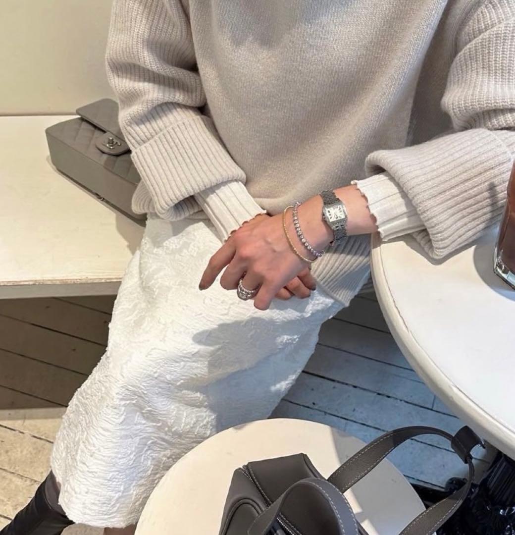 【新品未使用タグ付き】YONFA yonfa ヨンファ　アイレットスカート