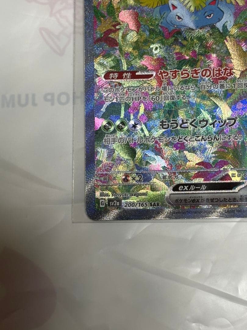 151 カメックスex sar/フシギバナex sar 進化ライン