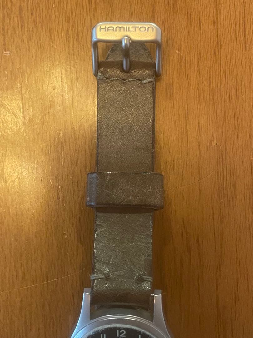 【希少⭐️ビンテージ】HAMILTON KHAKI腕時計 ブラック H683110