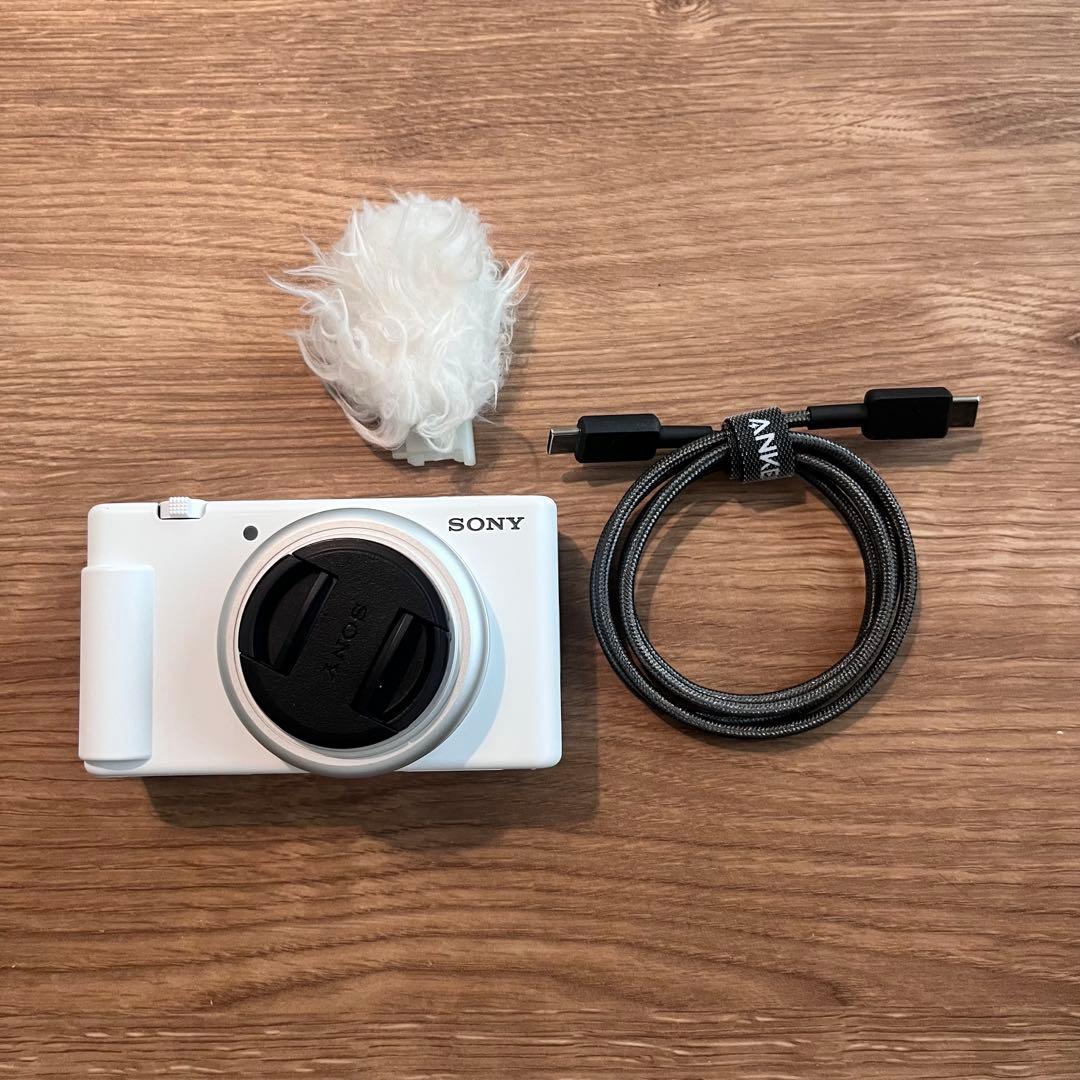 sony zv-1f コンパクトデジタルカメラ ホワイト