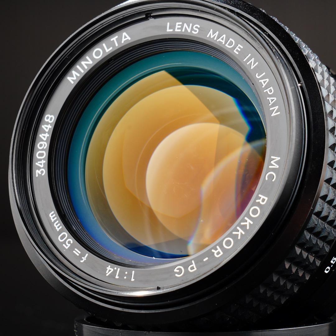 アダプターつきミノルタ MC-ROKKOR PG 50mm F1.4 448