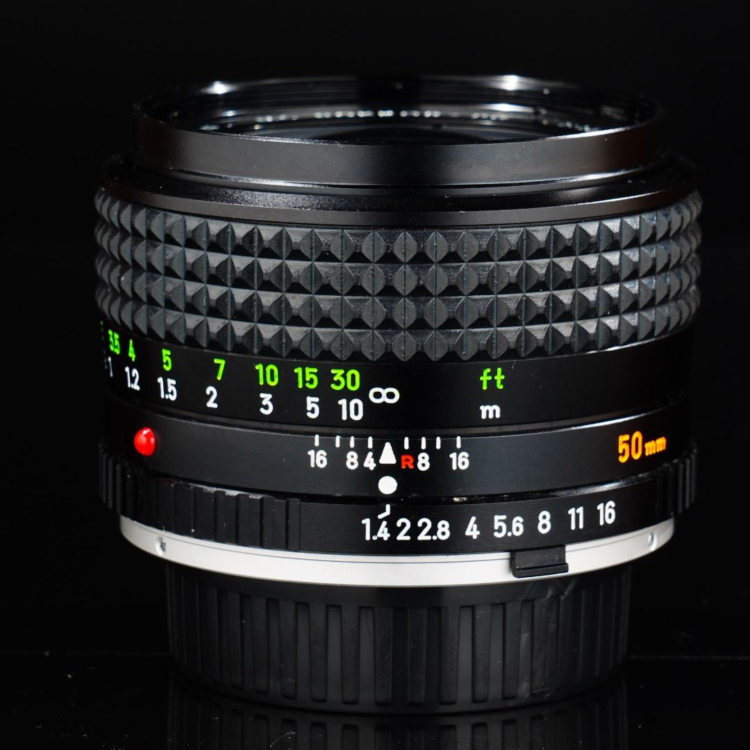 アダプターつきミノルタ MC-ROKKOR PG 50mm F1.4 448