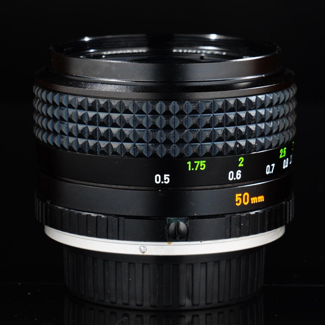 アダプターつきミノルタ MC-ROKKOR PG 50mm F1.4 448