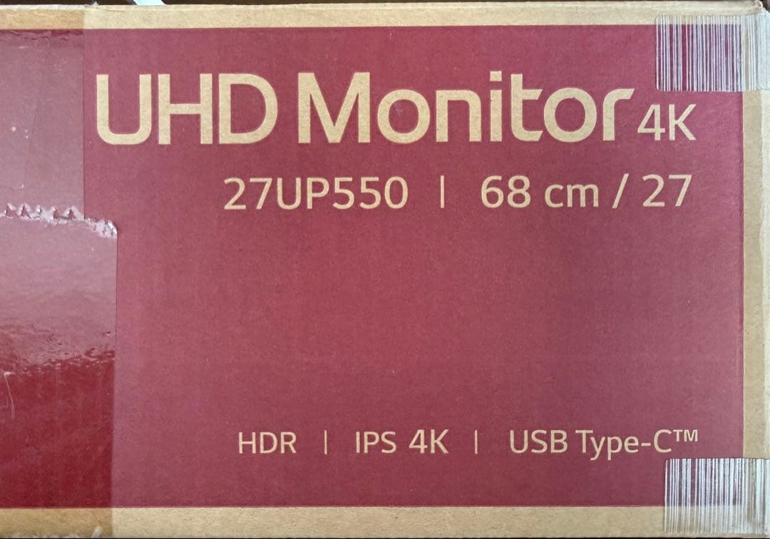 LG 27UP550 27インチ 4K モニター