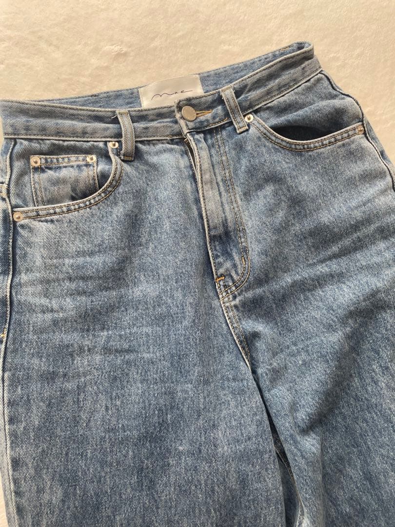 Na.e ナエ　ワイドルーズジーンズ　ディープブルー　M ロング丈　美品