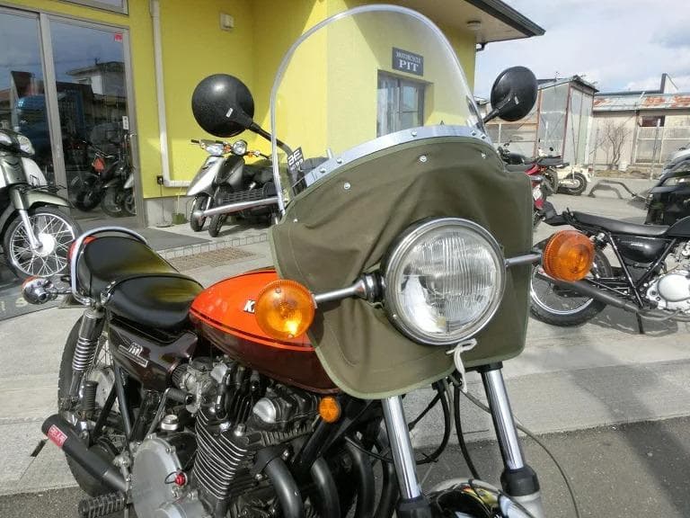 送料込！　旭風防　風防　ウインドシールド　No99ミニ　パイプハンドル専用