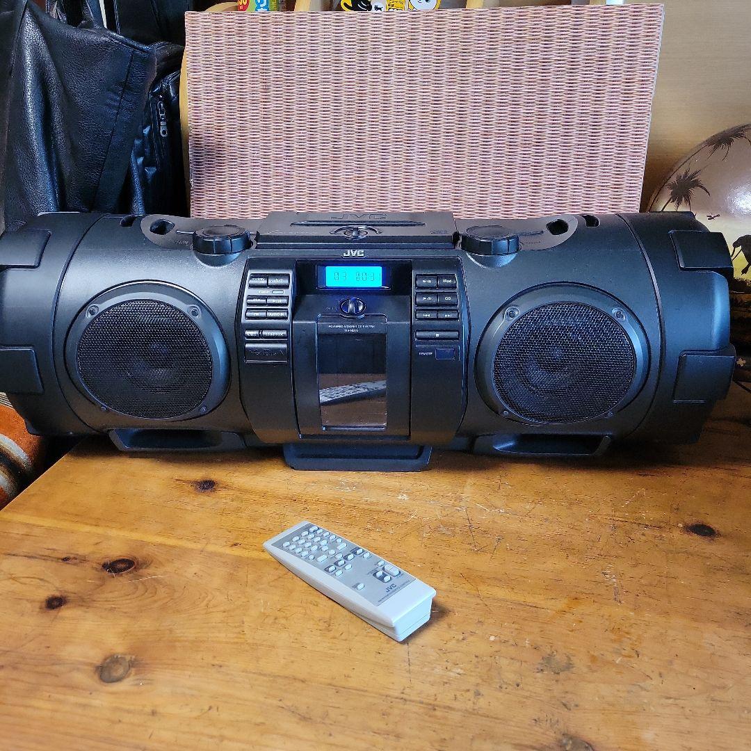 【訳あり特価】JVC パワードウーハー CDシステム RV-NB70-B 路上