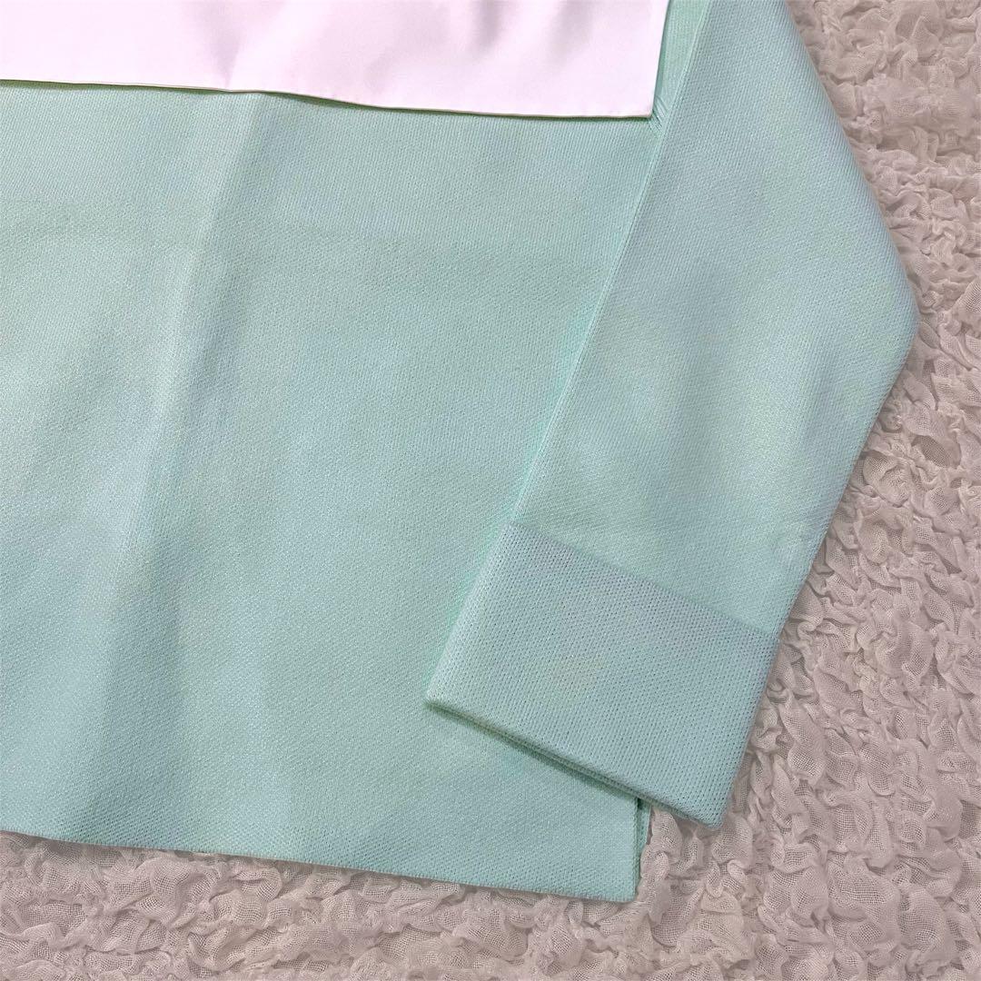 【新品未使用】Bibiy. ビッグカラーニットカーディガン ミントグリーン