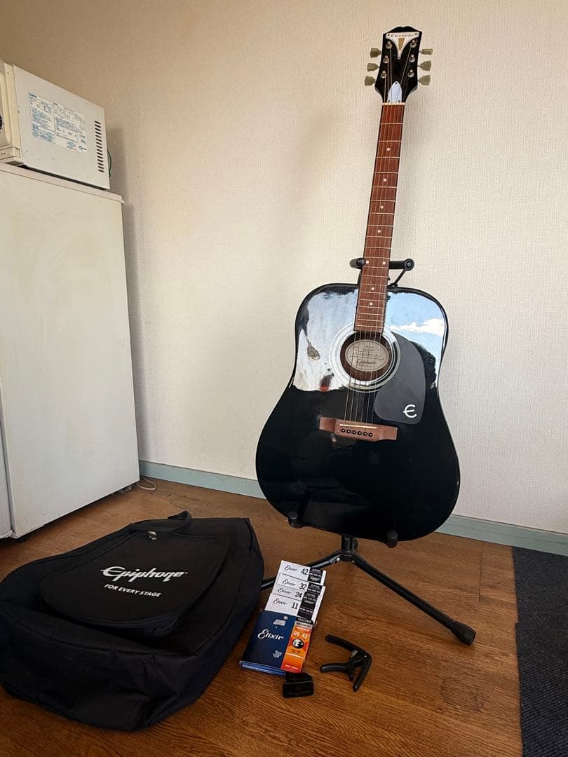 Epiphone アコースティックギター 黒