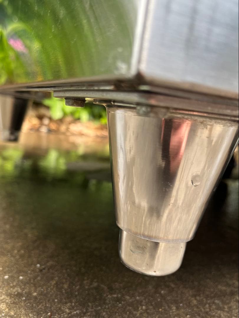 ステンレス作業台　調理台　キャビネット　引き出し付き　1500×600×780