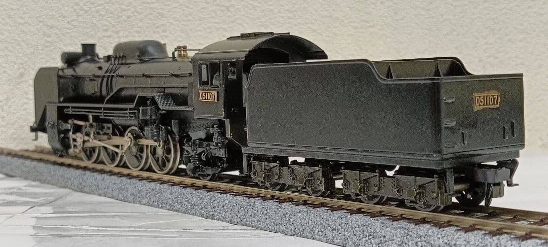 HOゲージ 天賞堂アダチ Ｄ51蒸気機関車、カンモーター、メンテナンス済
