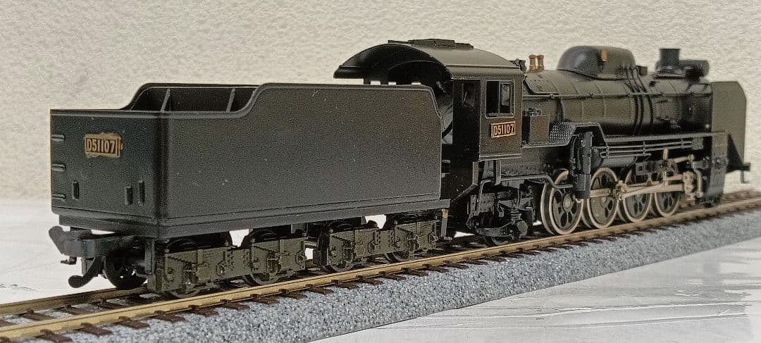 HOゲージ 天賞堂アダチ Ｄ51蒸気機関車、カンモーター、メンテナンス済