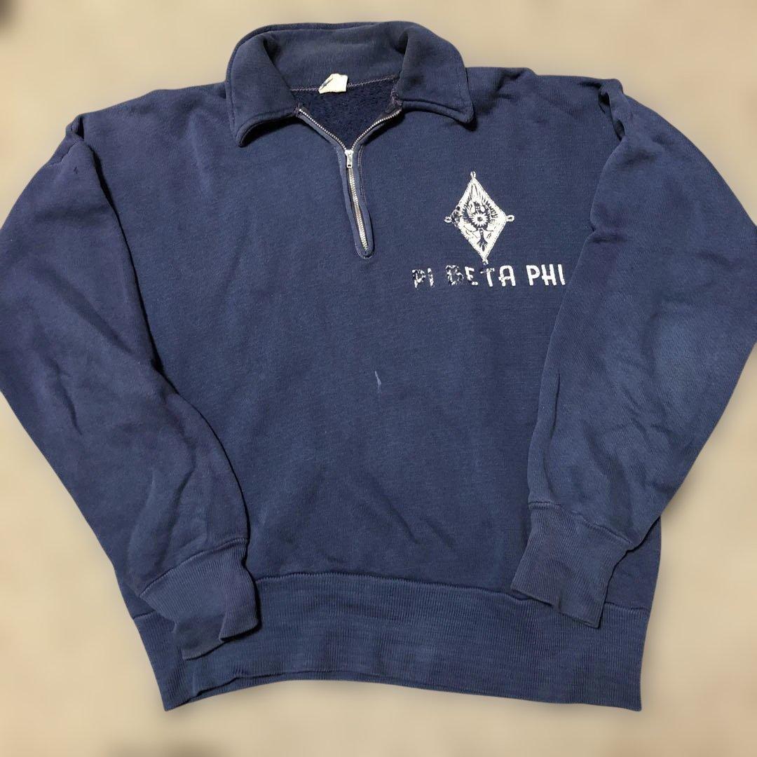 T*u様 Champion 60s ハーフジップsweat