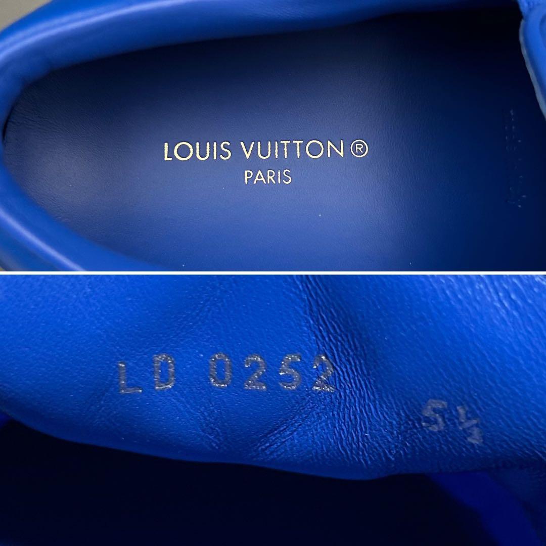 【新品】ルイヴィトン ビバリーヒルズ スニーカー モノグラム メンズ 青