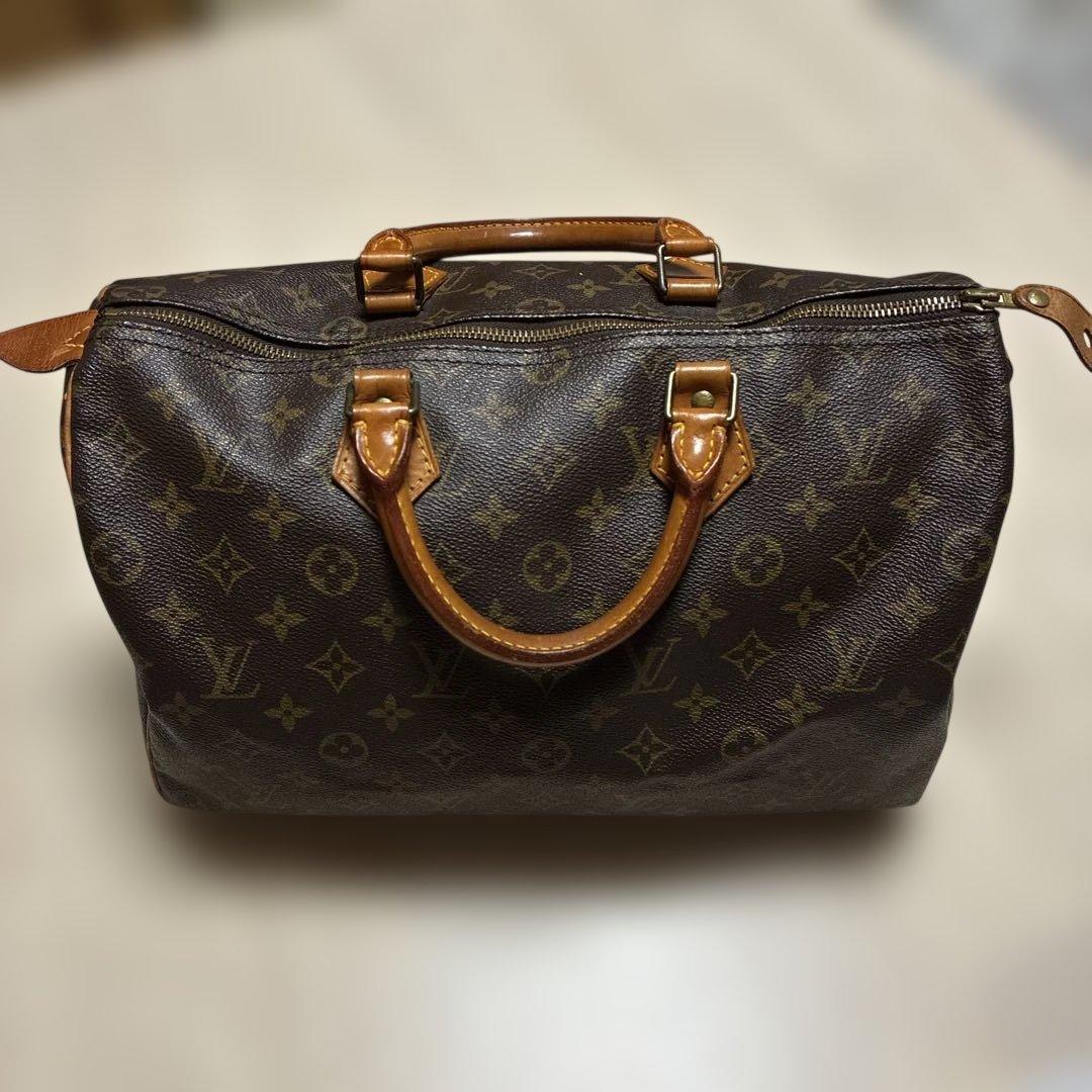 Louis Vuitton ミニボストンバッグ ブラウン　ヴィンテージ品
