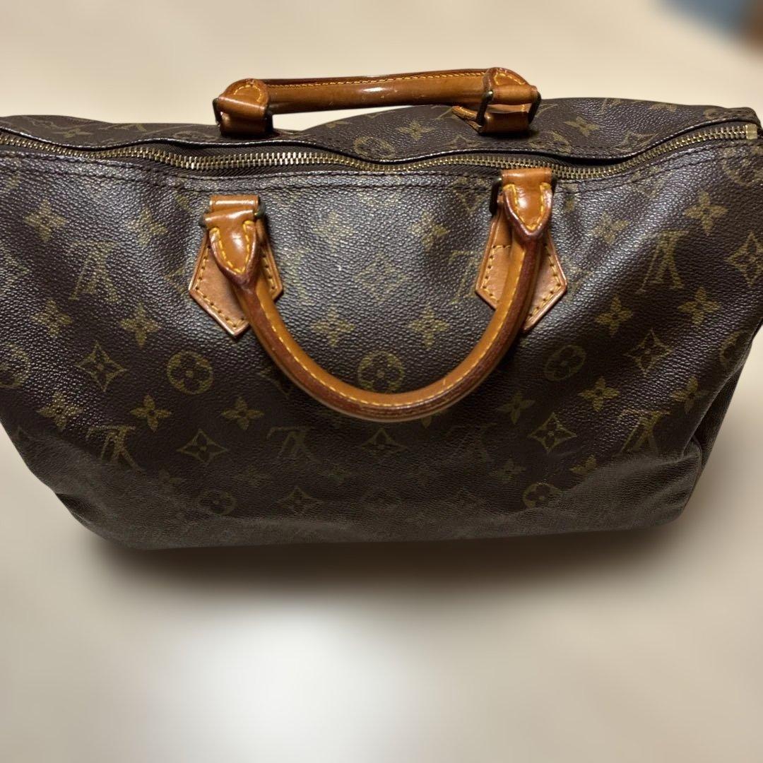 Louis Vuitton ミニボストンバッグ ブラウン　ヴィンテージ品