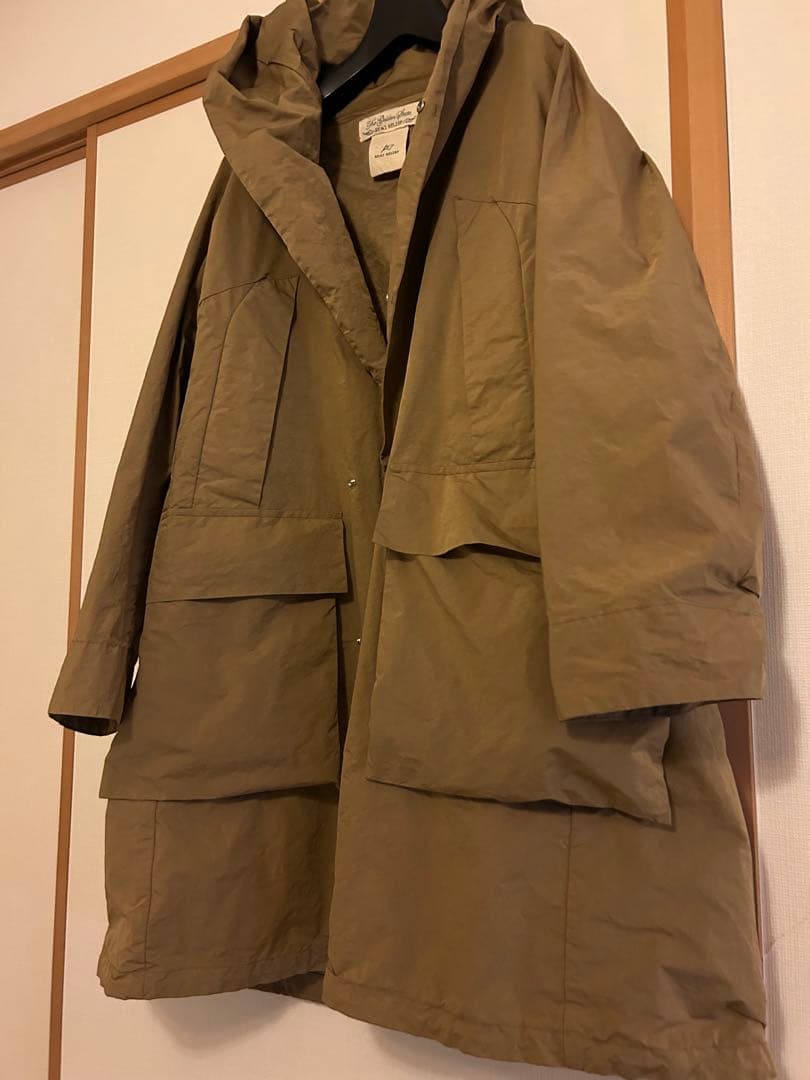 REMI RELIEF ブラウン系フード付きコート