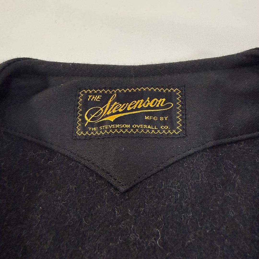 美品Stevenson Overall ハンティングベスト ブラック サイズ40