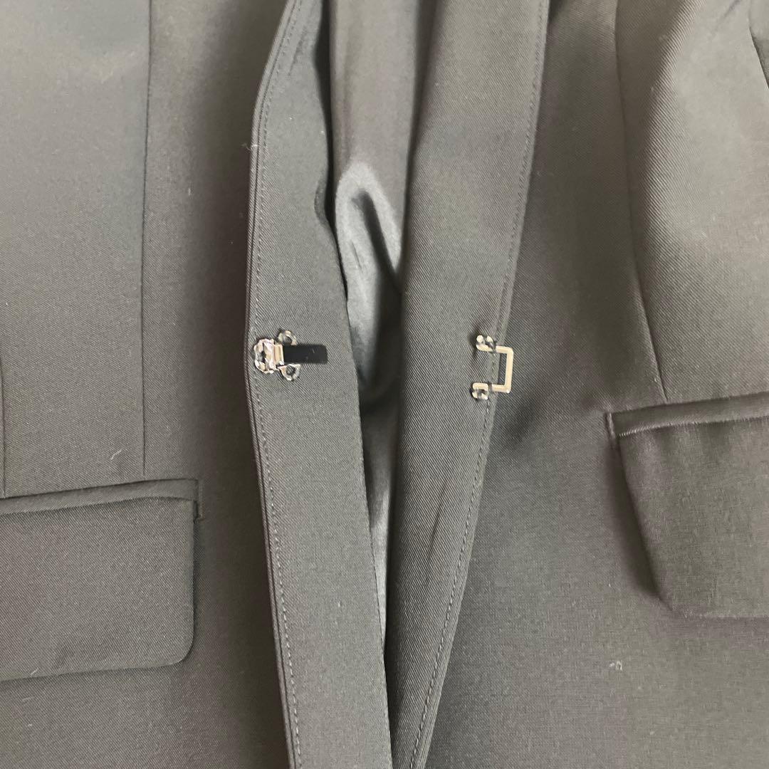 美品 ✨　L サイズ　PLST プラステ スーツ ノーカラー パンツ ブラック